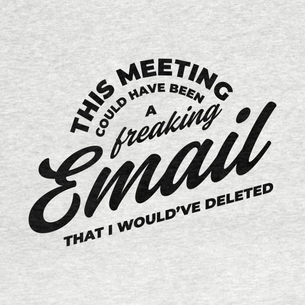 This meeting could have been an email by Migs